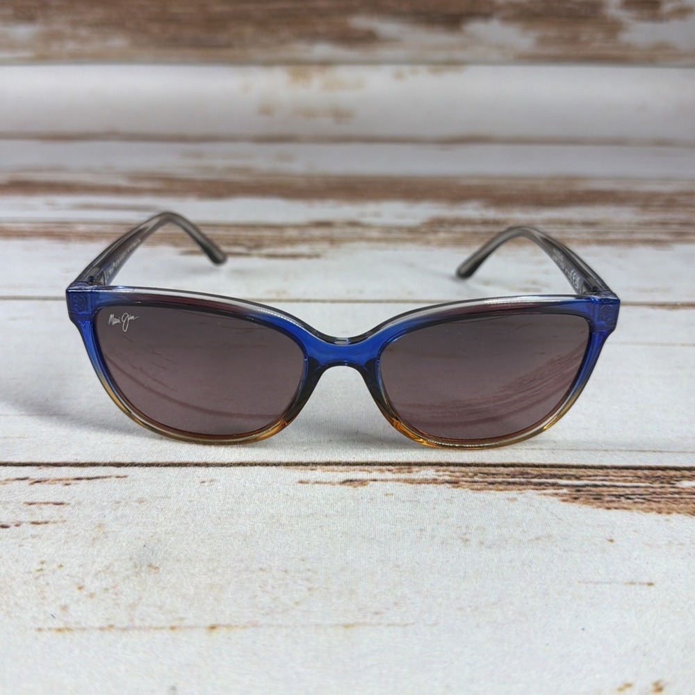 Maui Jim Honi MJ758-13A Sunset Cat-Eye Eyeglass Frames ONLY 54-18-140 Used